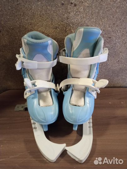 Коньки детские раздвижные 27-30размер