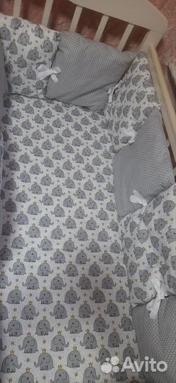 Бортики в кроватку новые