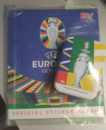 Наклейки euro 2024 topps