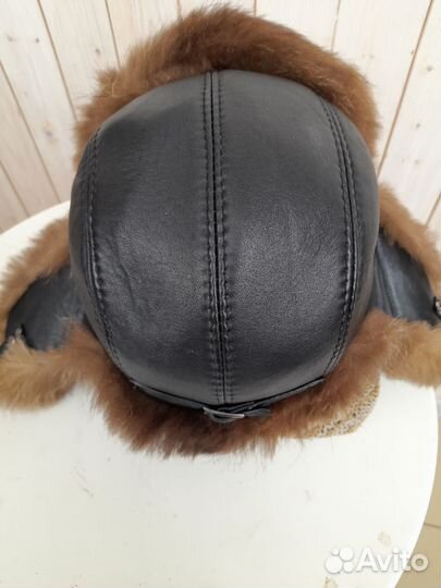 Шапка мужская,енот