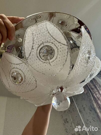 Люстра потолочная светодиодная бу