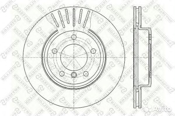 Диск тормозной передний