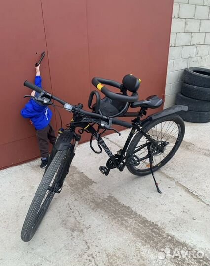 Детское велокресло переднее