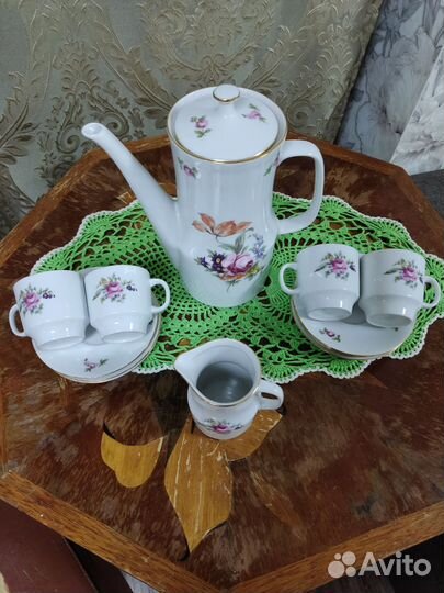 Сервиз кофейный Богемия Чехословакия