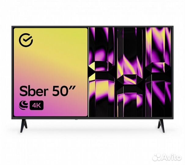 Телевизор Sber SDX-50U4010B, 50