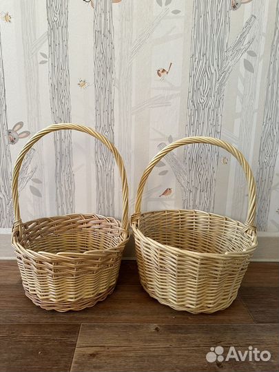 Корзина из натуральной ивы для фруктов