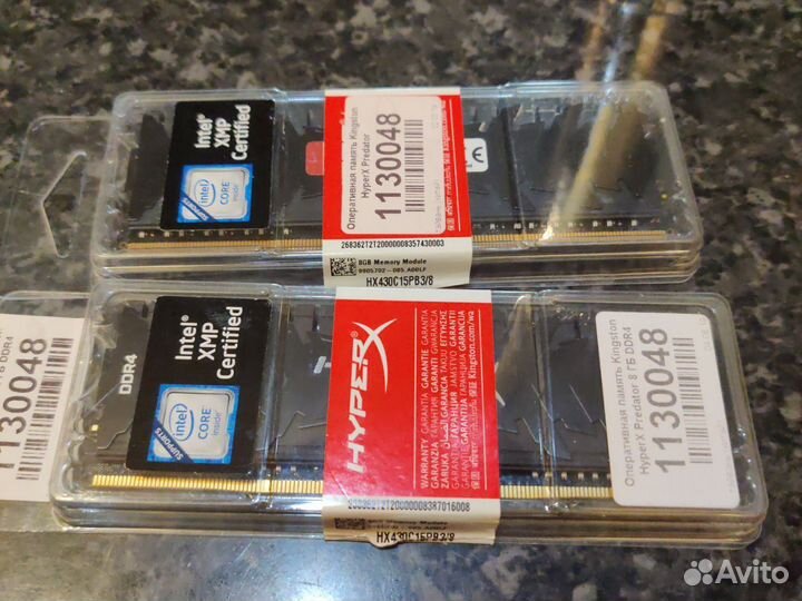 Оперативная память DDR4 HyperX Predator 16Gb (2х8)