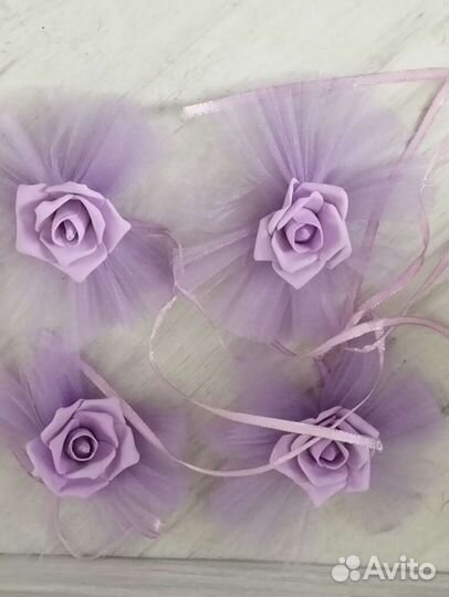 Свадебные украшения на машину