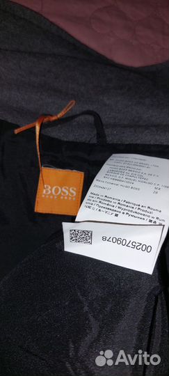 Hugo Boss мягкое пальто шерсть жакет букле 44-46