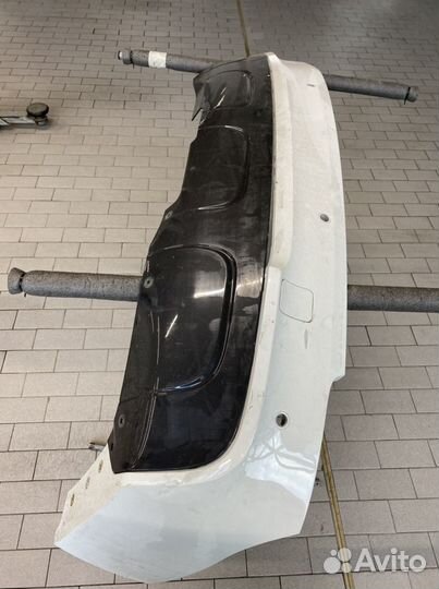 Накладка заднего бампера + дифузор Е84 Х1