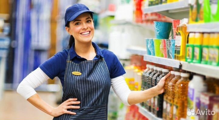 Работник на выкладку товара/без опыта