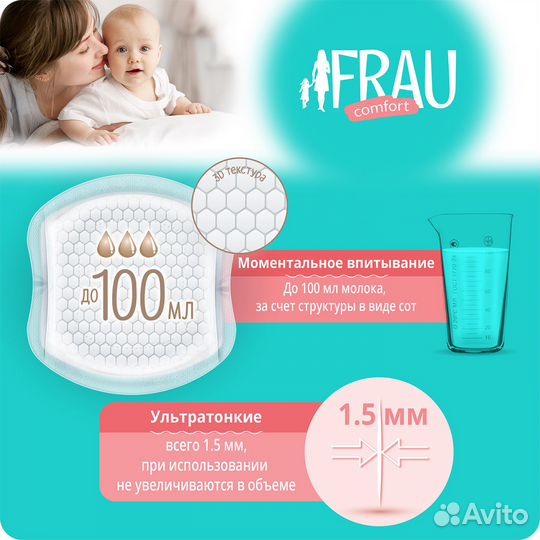 Прокладки для груди Frau comfort одноразовые №36
