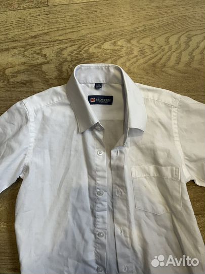 Рубашки детские белые