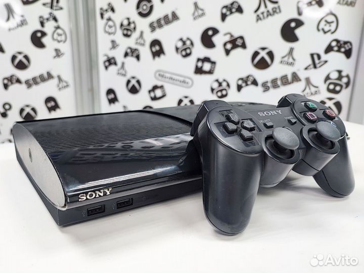 PlayStation 3 Super Slim(500Gb) Б/У+3 мес.гарантии