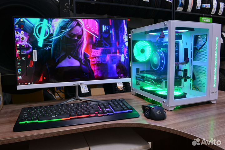 Мощный 8 ядерный Компьютер 32gb озу +Radeon RX 570