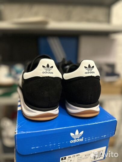 Кроссовки Adidas SL 72 RS черные Оригинал