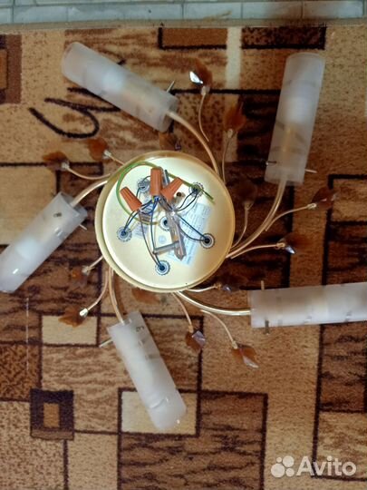 Люстра потолочная бу
