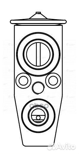 Клапан расш. кондиционера (трв) для а/м Chevrol