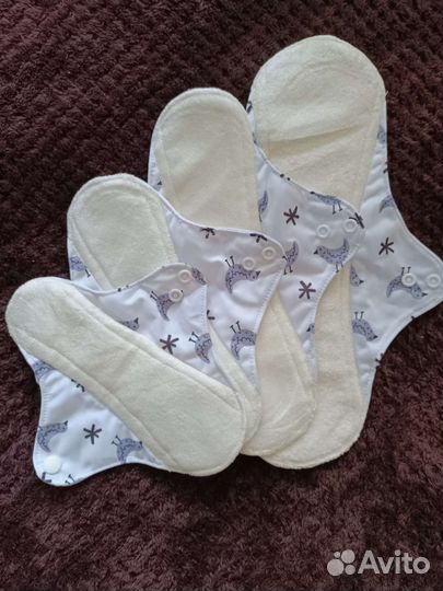 Многоразовые прокладки женские для месячных набор