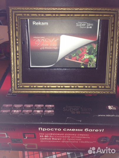Rekam DejaView Super Slim SS-80 цифровая фоторамка