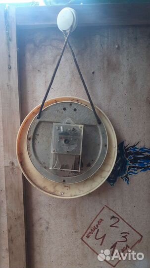 Часы янтарь настенные