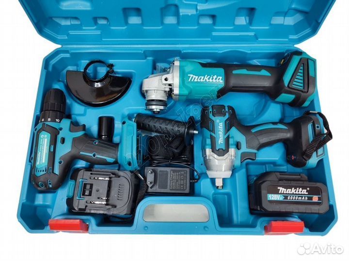 Набор аккумуляторного инструмента Makita 3в1