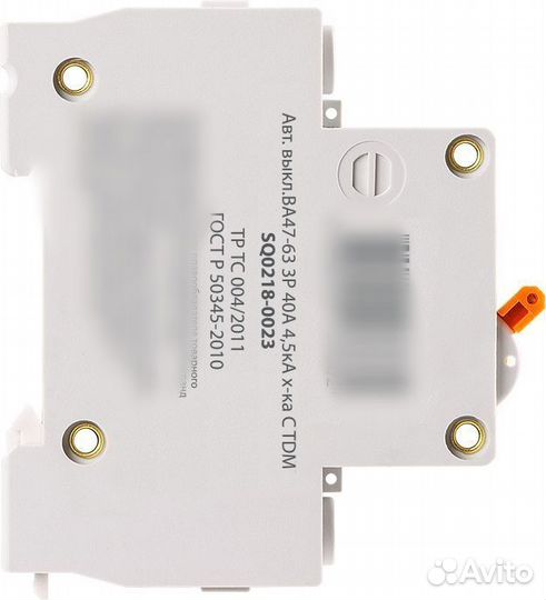 Автоматический выключатель Electric ва47-63 3P C40