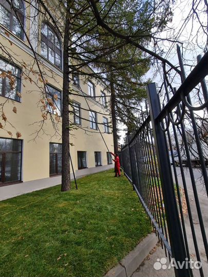 Промышленный альпинизм мойка, подъем груза