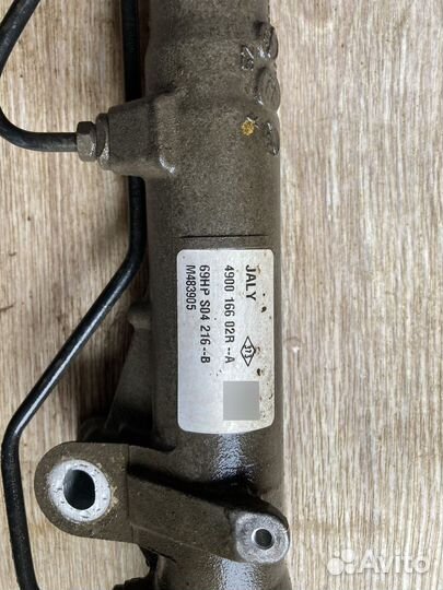 Рейка рулевая renault logan 2