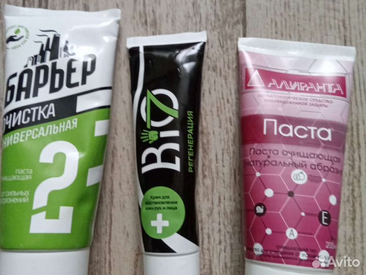 Крем для рук и паста от грязи