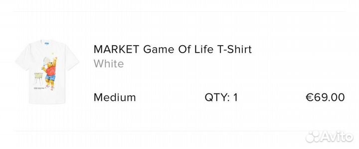 Футболка market game of life t-shirt