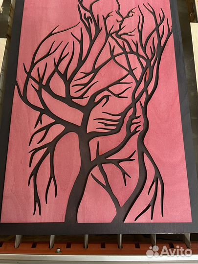 Лазерная резка и гравировка по фанере