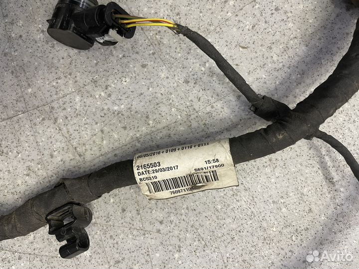 Проводка бампера задняя VW Touareg 3 760971104E