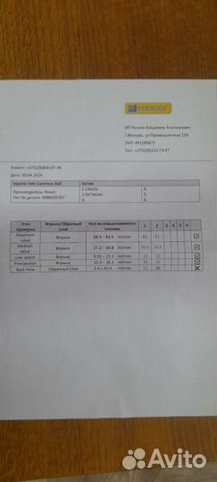 Форсунка топливная Audi A5, 2009