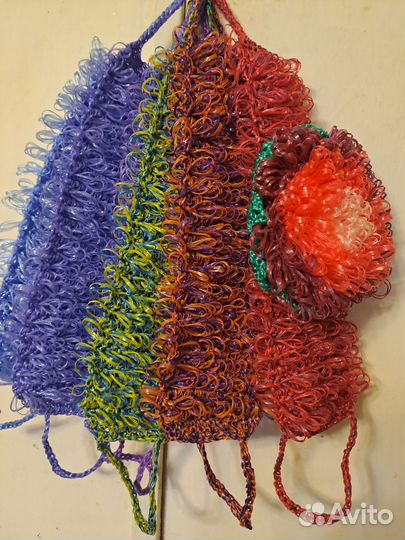 Мочалка ручной работы