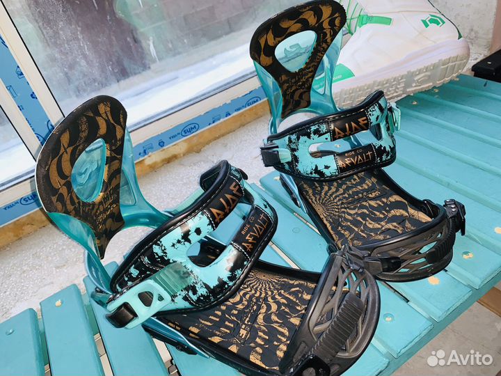 Сноуборд volkl + крепы ride