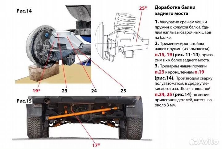 Лифт +50мм Нива,2121,21213,21214