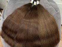Натуральные волосы русые омбре 60 см