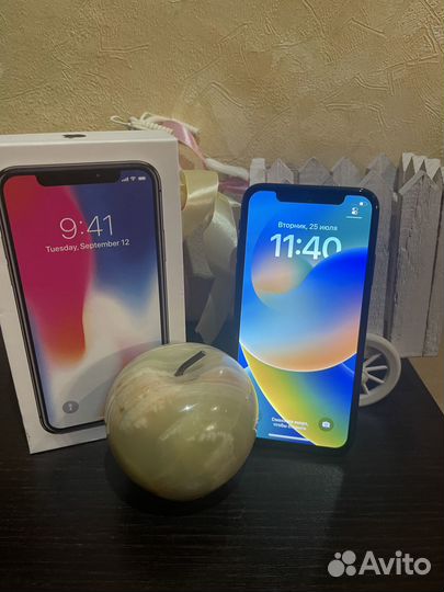 iPhone X 64 Blask Отличный, Ростест