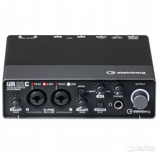 Аудиоинтерфейс Steinberg UR22C