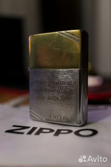 Zippo Vintage Series 1937 (реплика) с полосками