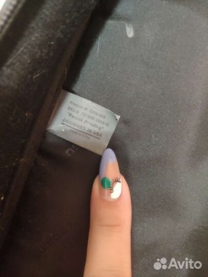 Сумка для ноутбука 15,6 черная кожзам мужская