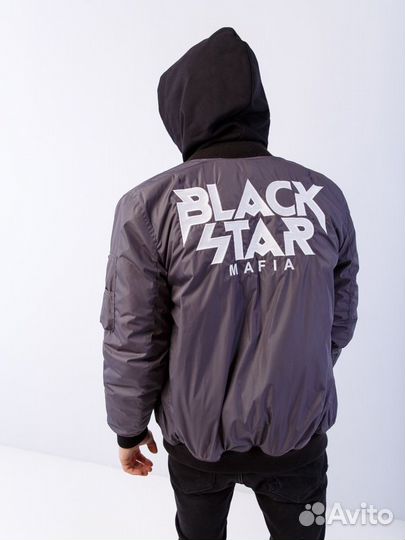 Куртка бомбер black star mafia