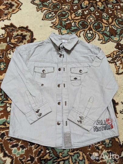 Рубашка на мальчика 104