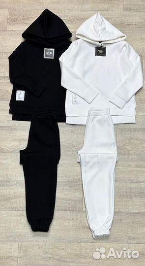 Спортивный костюм женский теплый черный