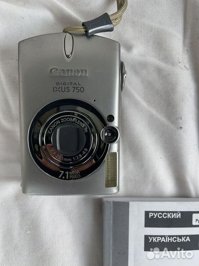 Фотоаппарат Canon digital ixus 750