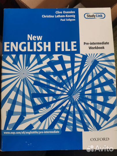 New english file pre-intermediate workbook + key