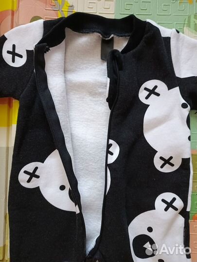 Комбинезон на флисе 86 новый