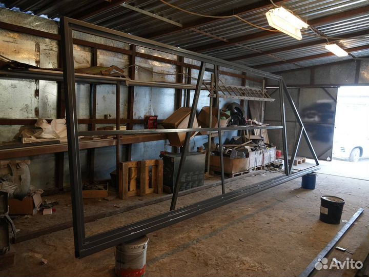 Откатные ворота под ключ