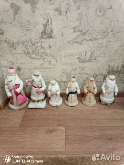 Новогодние Ватные дед морозы СССР